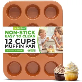 12-Cup Bakeware Oven Muffin Pan Used For Nutrichef Model Number: Ncbscc54