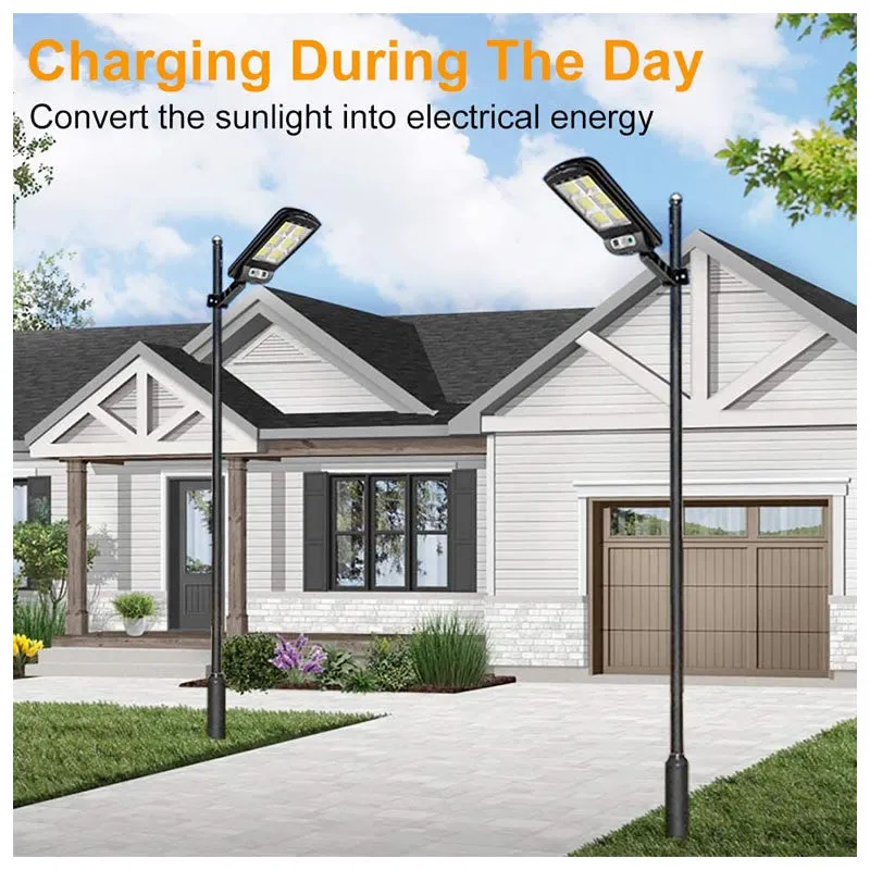 120Cob Solar Powered Outdoor Street Lamp/Light Ab-Ty16