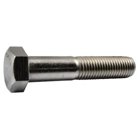 1"-8 x 5" 18-8 Stainless Steel Coarse Thread Hex Cap Screws (5 pcs.)