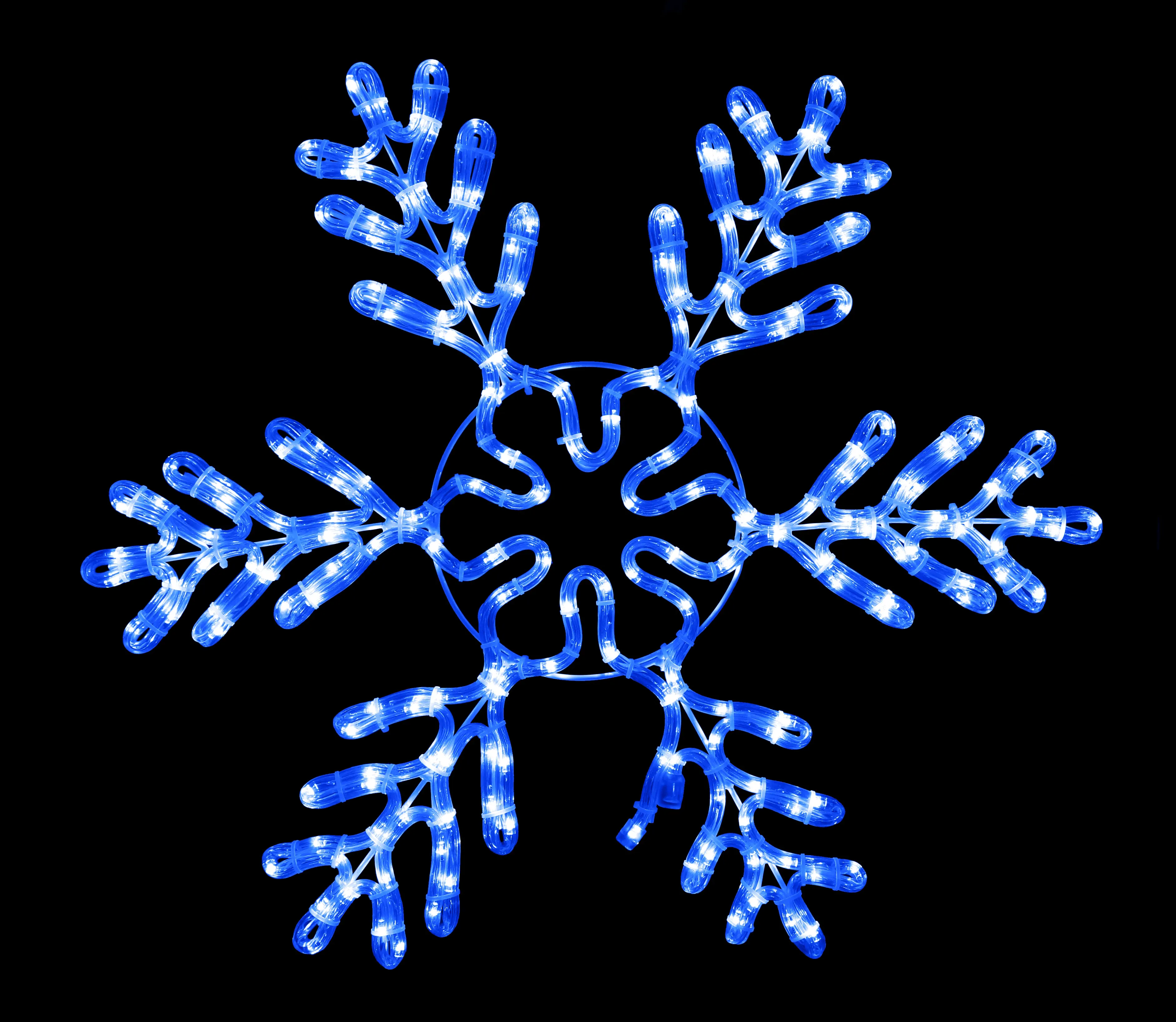 24" Blue LED Ice Snowflake