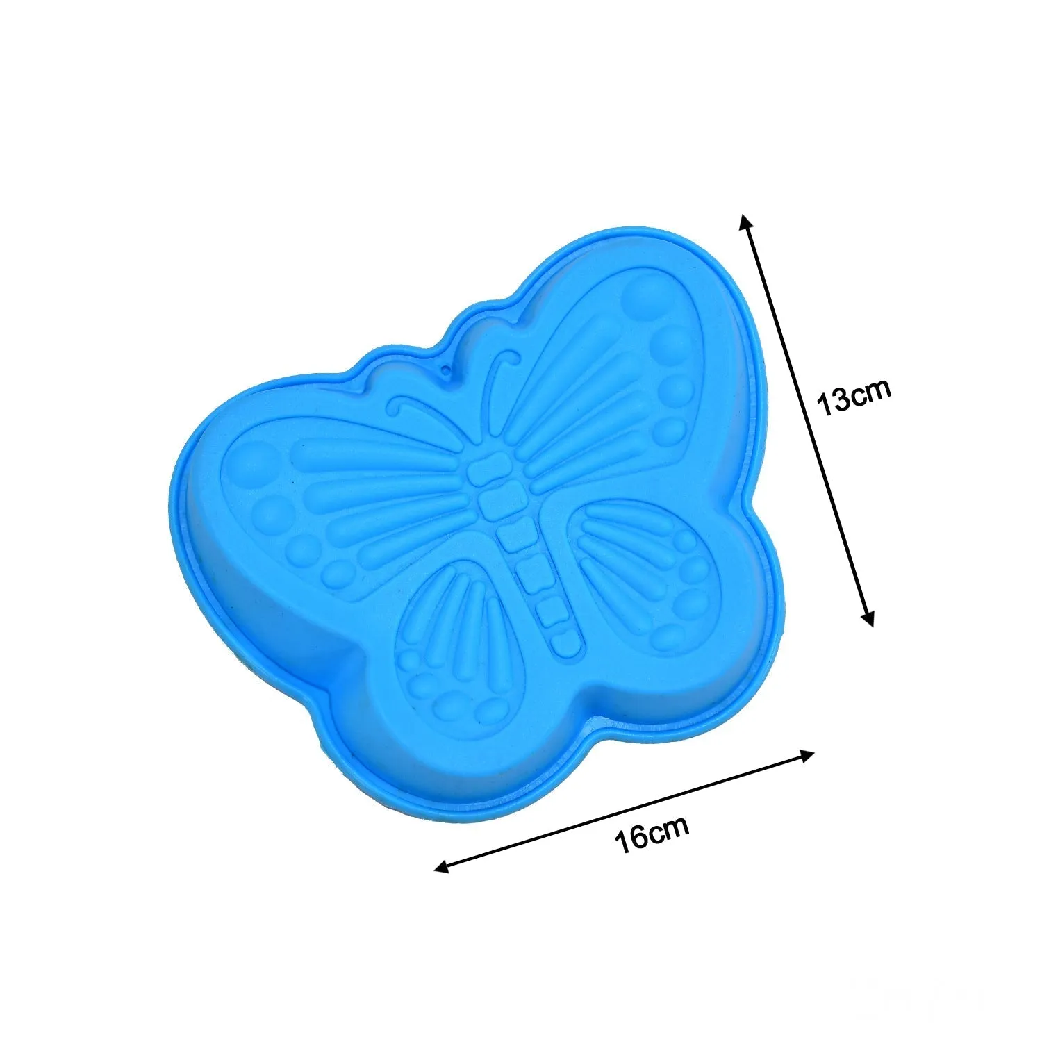 2679 Butterfly Shape Cake Cup Liners I Silicone Baking Cups I Muffin Cupcake Cases I Microwave or Oven Tray Safe I Molds for Handmade Soap, Biscuit, Chocolate, Muffins, Jelly – Pack of 4