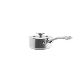 3.Clad Saucepan Tri-ply Polished (1 Qt.)