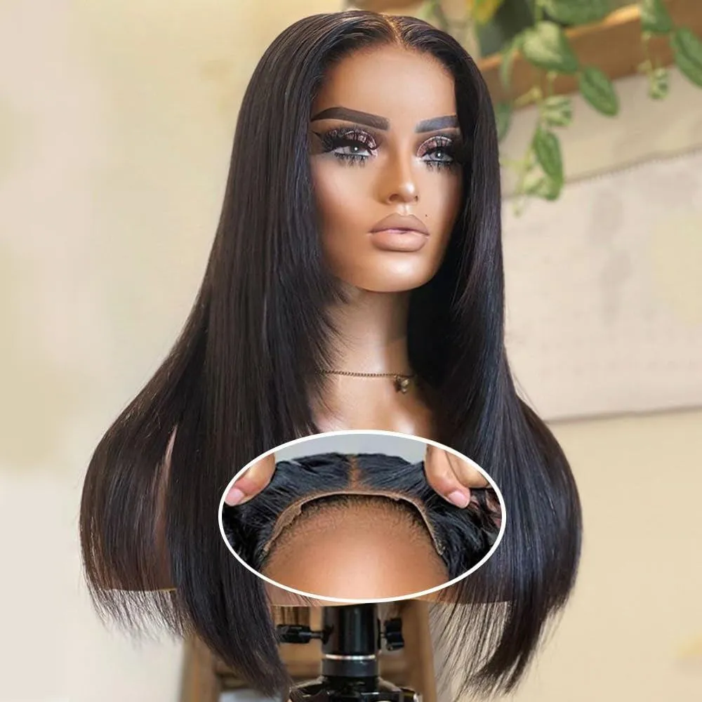 6x4 Straight Lace Front Wigs Of Human Hair