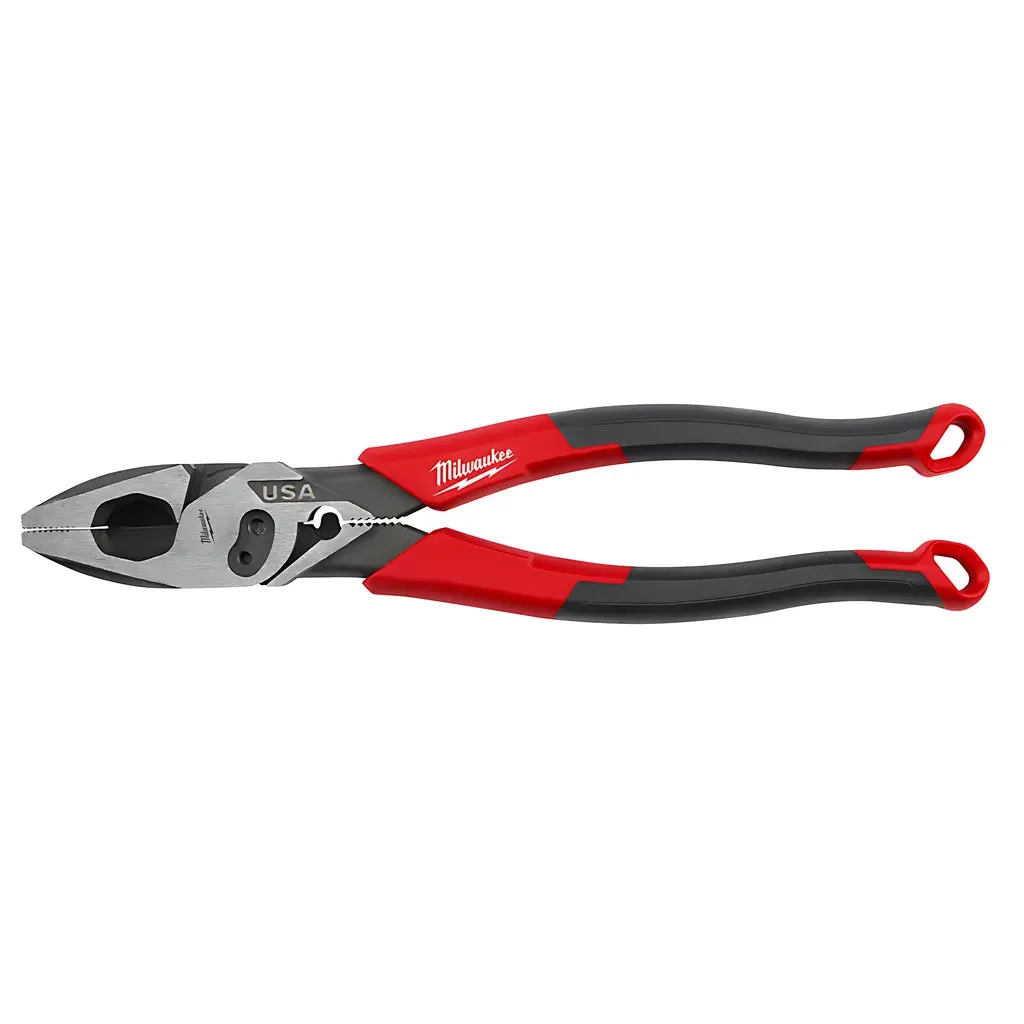 9" Lineman's Comfort Grip Pliers w/ Crimper and Bolt Cutter (USA)