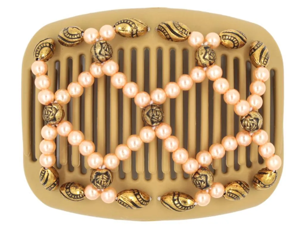 African Butterfly Hair Comb - Ndalena Blonde 70