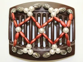 African Butterfly Thick Hair Comb - Ndalena Brown 69