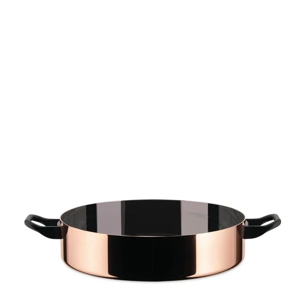 Alessi 90102/28 La Cintura di Orione low casserole with two handles diam.28 cm.