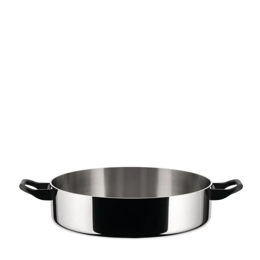 Alessi 90102/28 La Cintura di Orione low casserole with two handles diam.28 cm.