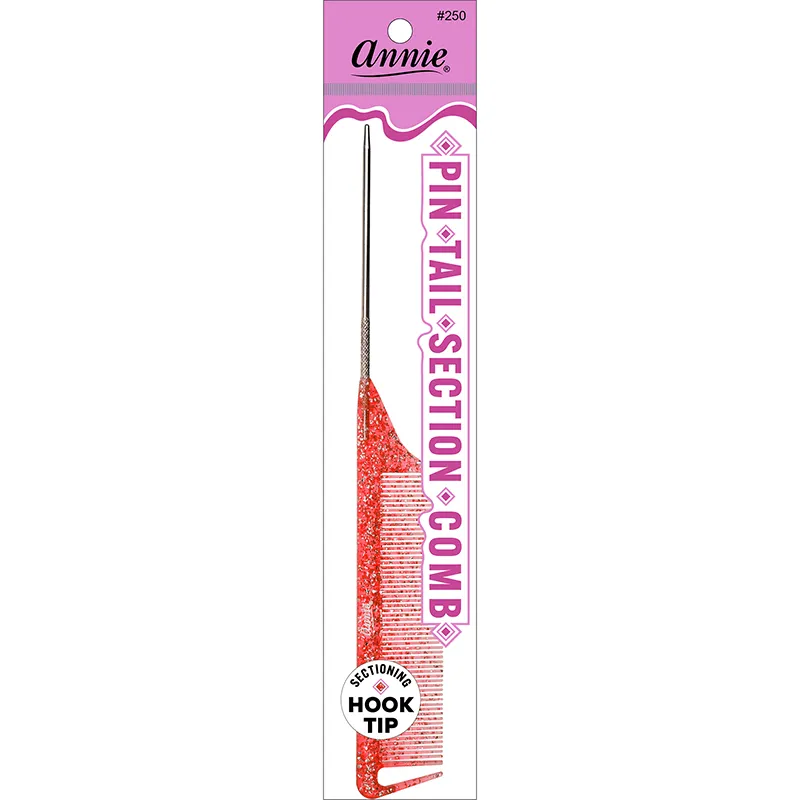 Annie Luminous Pin Tail Section Comb Asst Colors