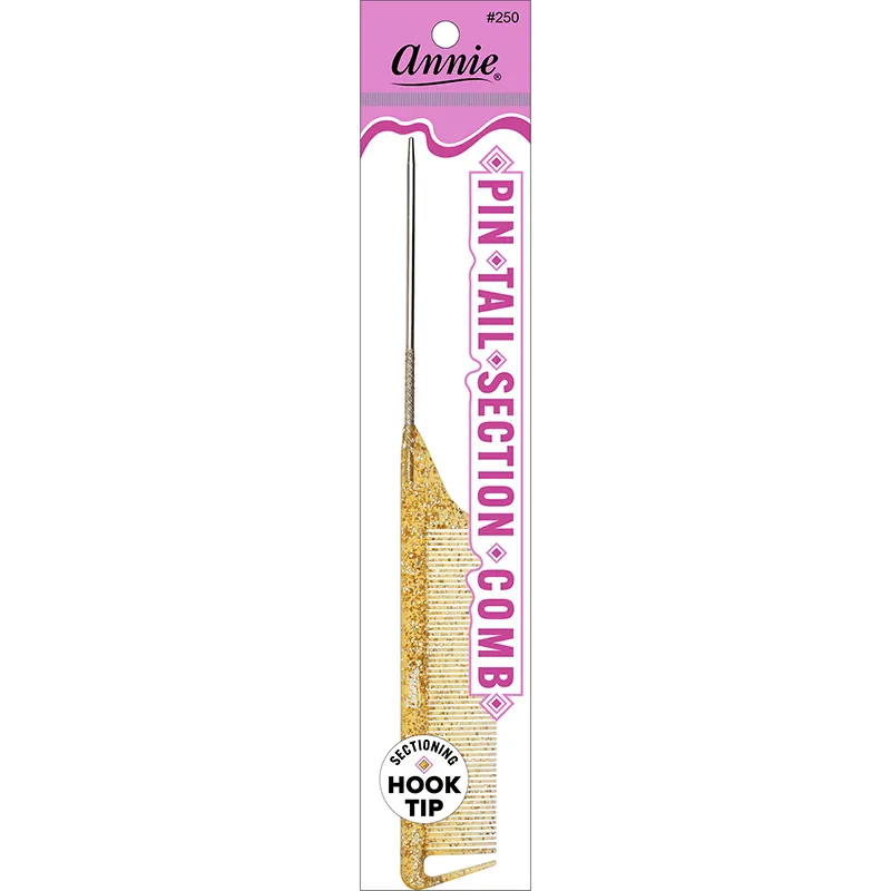 Annie Luminous Pin Tail Section Comb Asst Colors