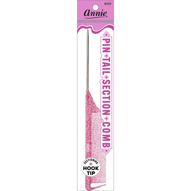 Annie Luminous Pin Tail Section Comb Asst Colors