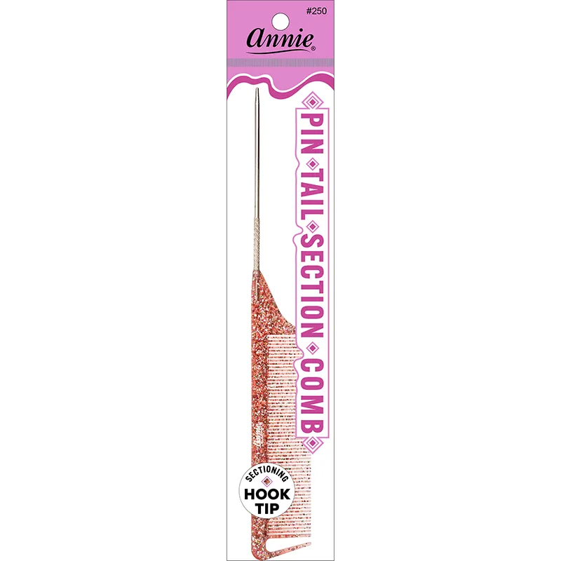 Annie Luminous Pin Tail Section Comb Asst Colors