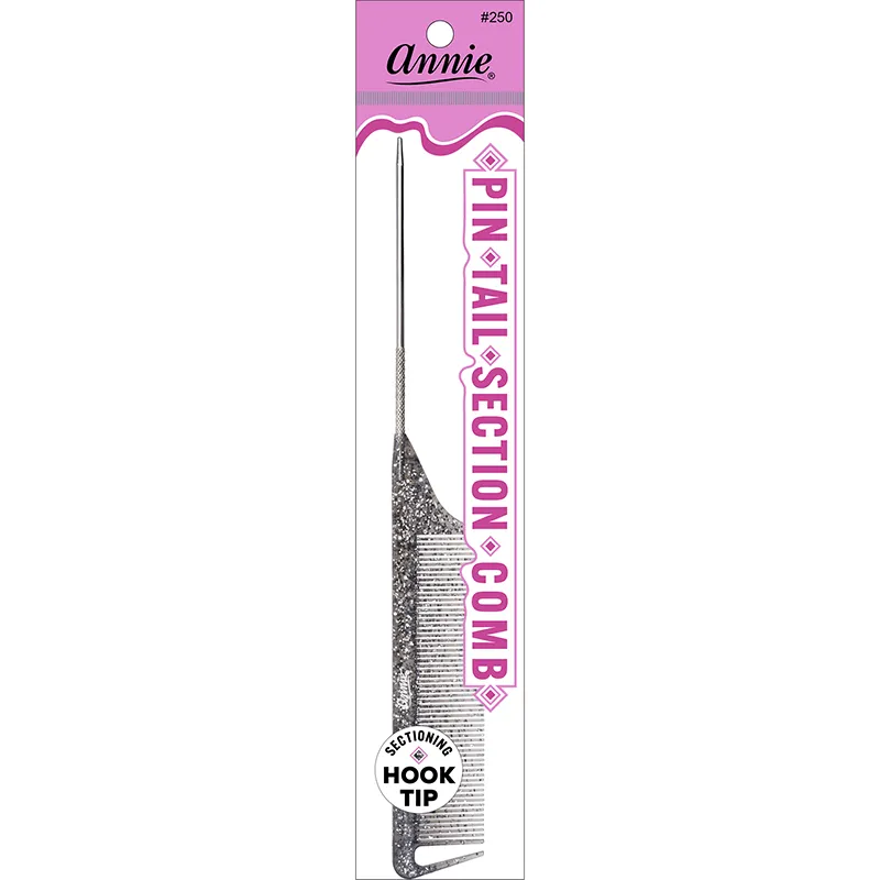 Annie Luminous Pin Tail Section Comb Asst Colors