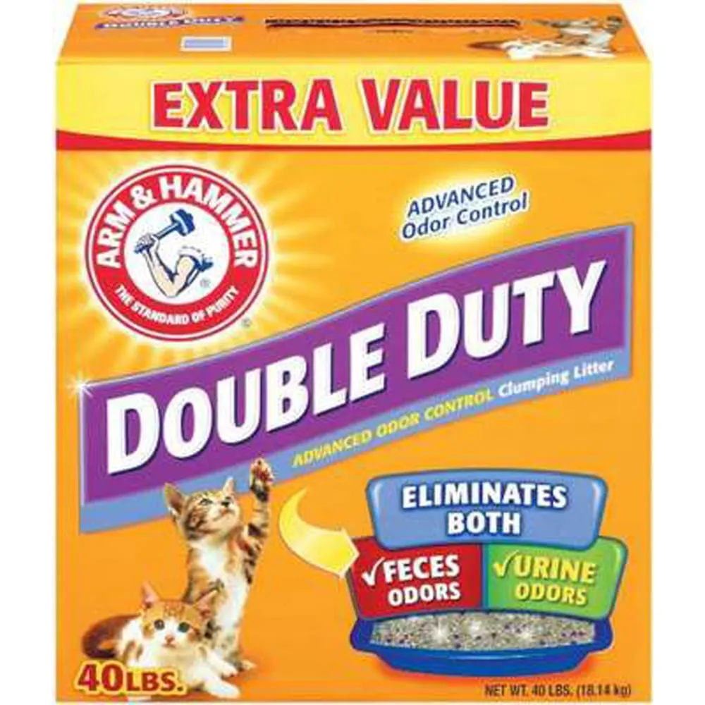 Arm & Hammer Double Duty Clumping Cat Litter 40 lb