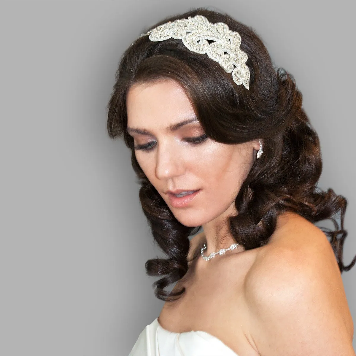 Art Nouveau Crystal Headband