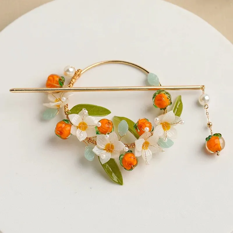 Back Hair Pin: Mandarin