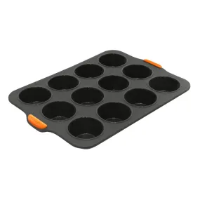 Bakemaster Silicone 12 Cup Muffin Tray 35.5x24.5cm