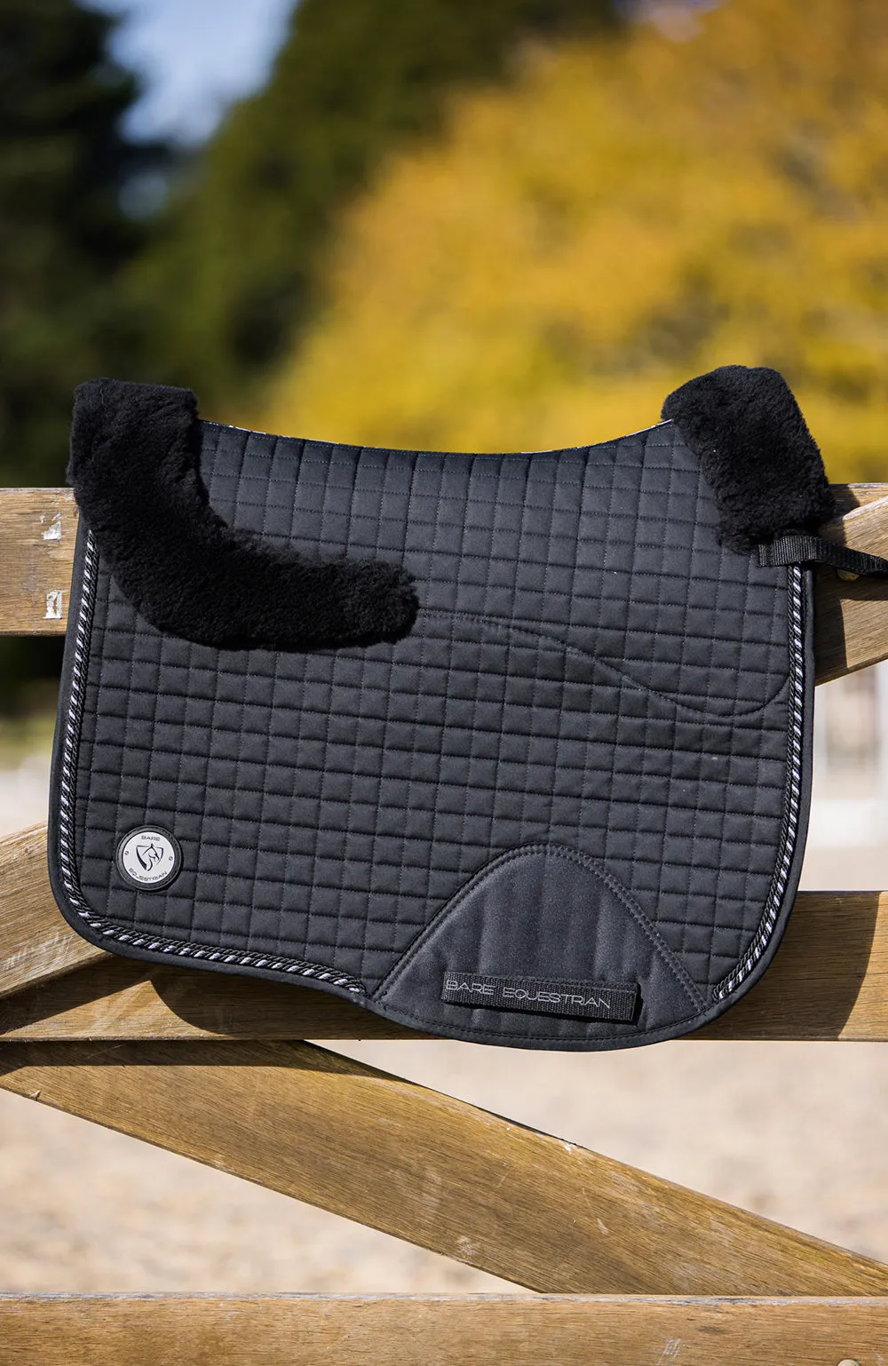 BARE Deluxe Merino Saddle Pad - Black