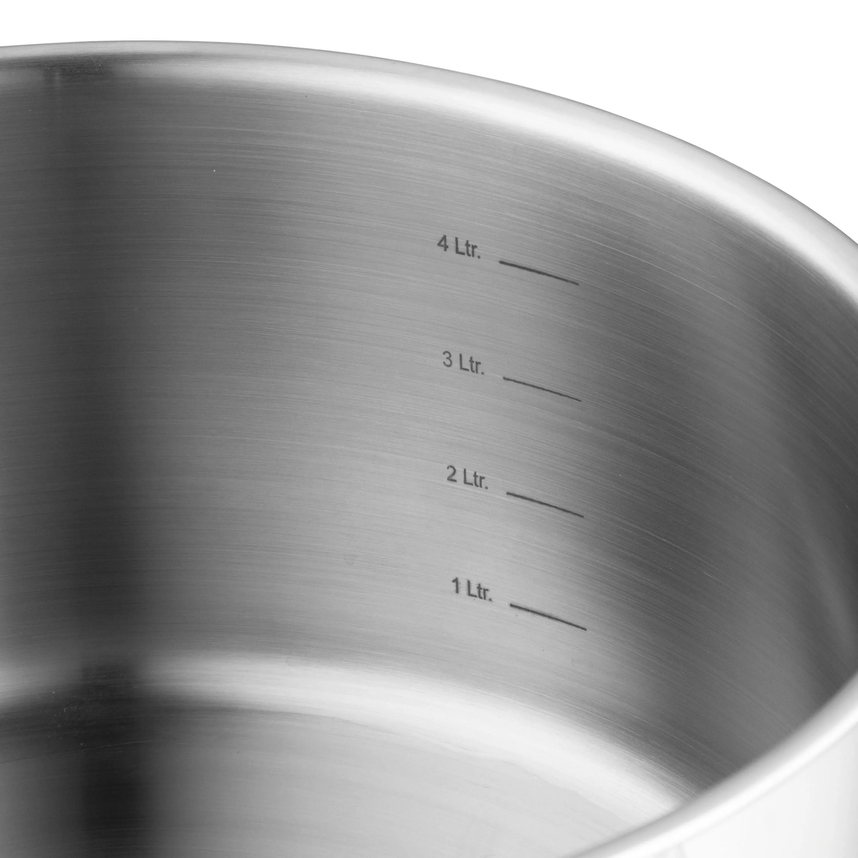 BergHOFF Comfort 18/10 Stainless Steel 6.25" Saucepan 1.7Qt., Long Handle, Glass Lid