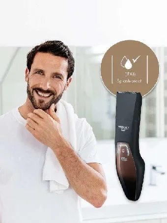 Beurer Beard Styler Black Rawasi Stainless Steel Titanium Coated Led Screen With Batter