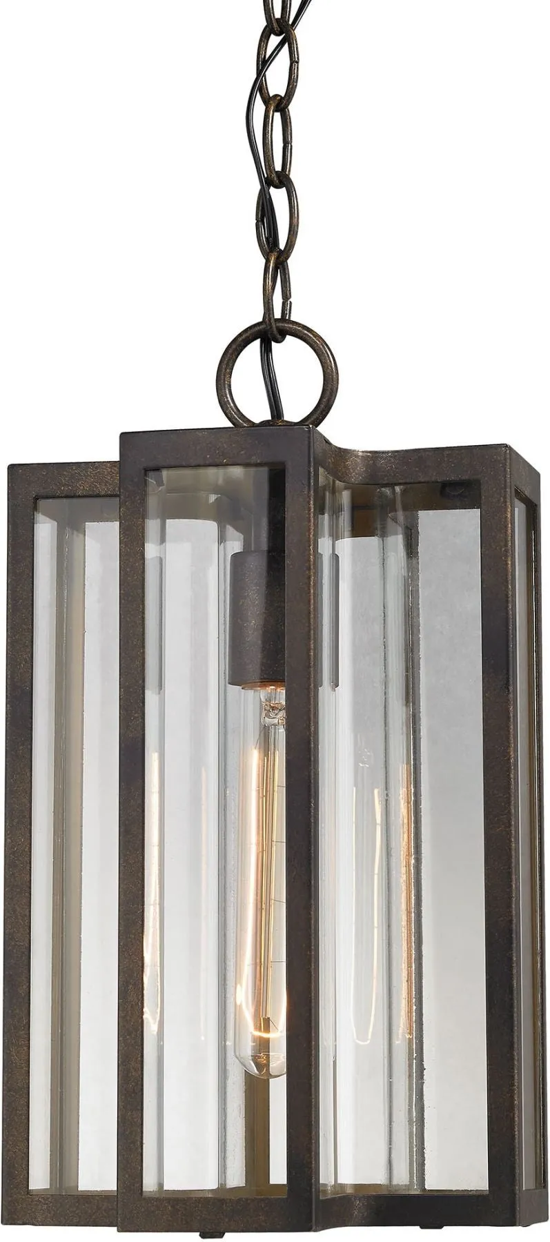 Bianca 1 Light Outdoor Pendant In Hazelnut Bronze