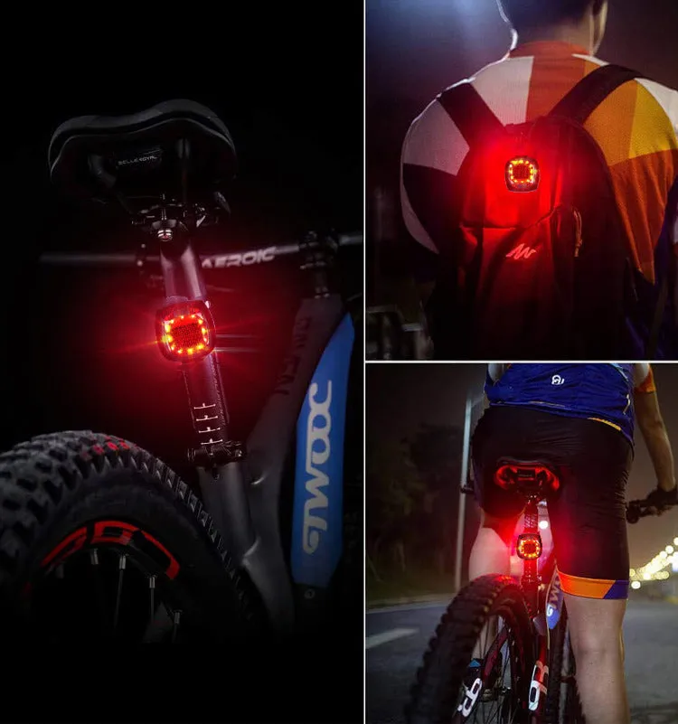 Bike Rear Light Bicycle Tail light Outdoor IPX5 Waterproof Super Bright Accessories usb Rechargeable