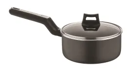 Black Decker, 16cm Non-Stick Saucepan with Lid, BXSSP16BME