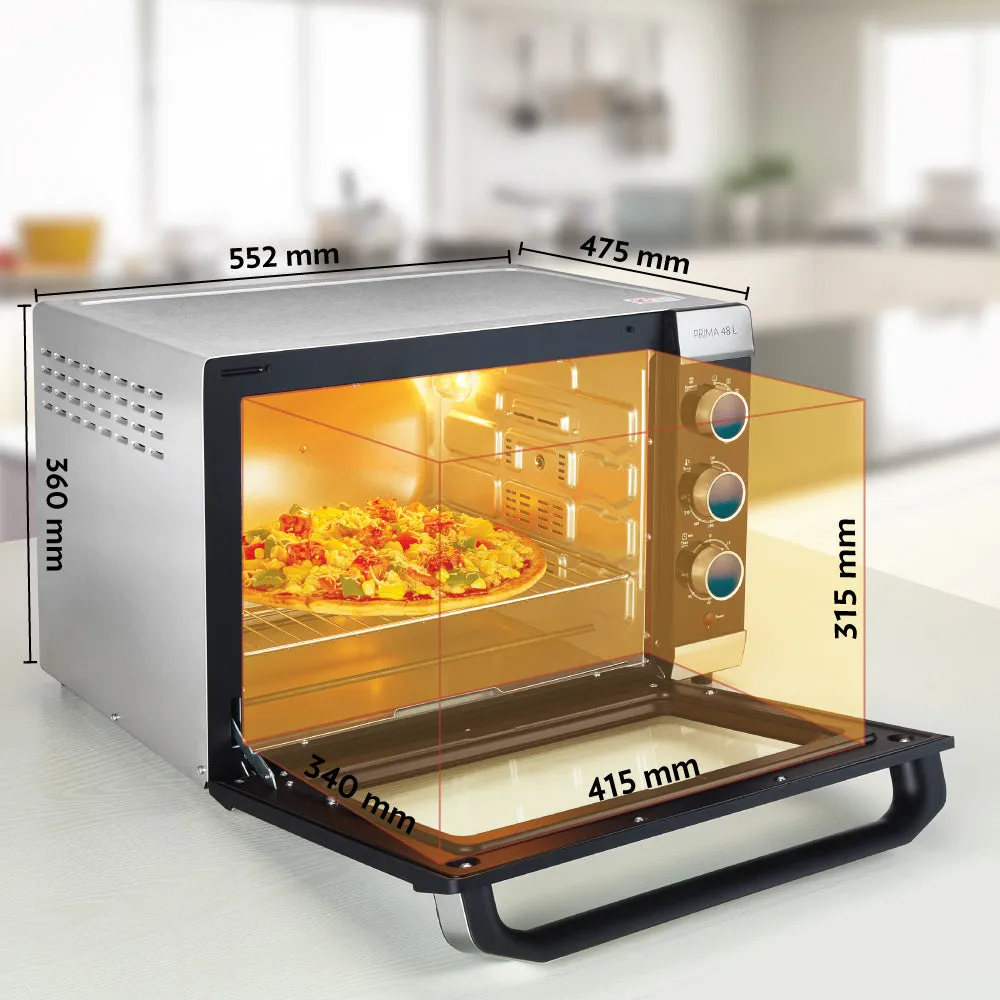 Borosil Prima 48L Oven Toaster Griller (OTG)