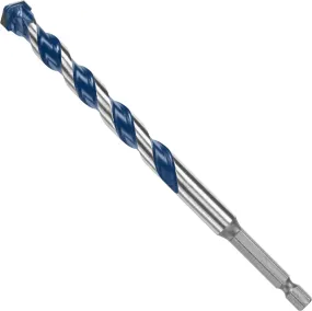 Bosch BlueGranite Turbo HCBG15T Hammer Drill Bit, 7/16 in Dia, 6 in OAL, Milled Flute, 2-Flute, 5/16 in Dia Shank :CD: QUANTITY: 1