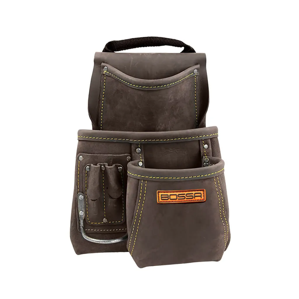 BOSSA 6-Pocket Full Grain Leather Component Pouch