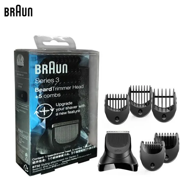 Braun Accessories BT32 : Shave & Style Trimmer Head   5 Comb Set