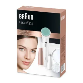 Braun Face Spa Epilator & Face Brush Box 851