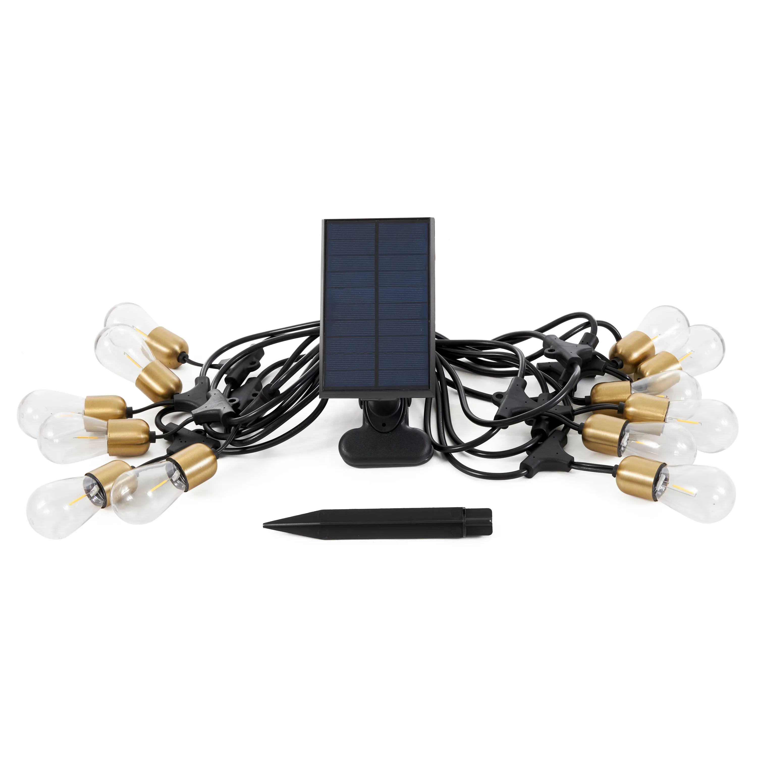 Brightech Glow Solar Powered LED 12 Bulb Waterproof String Lights, 28 Ft (Used)