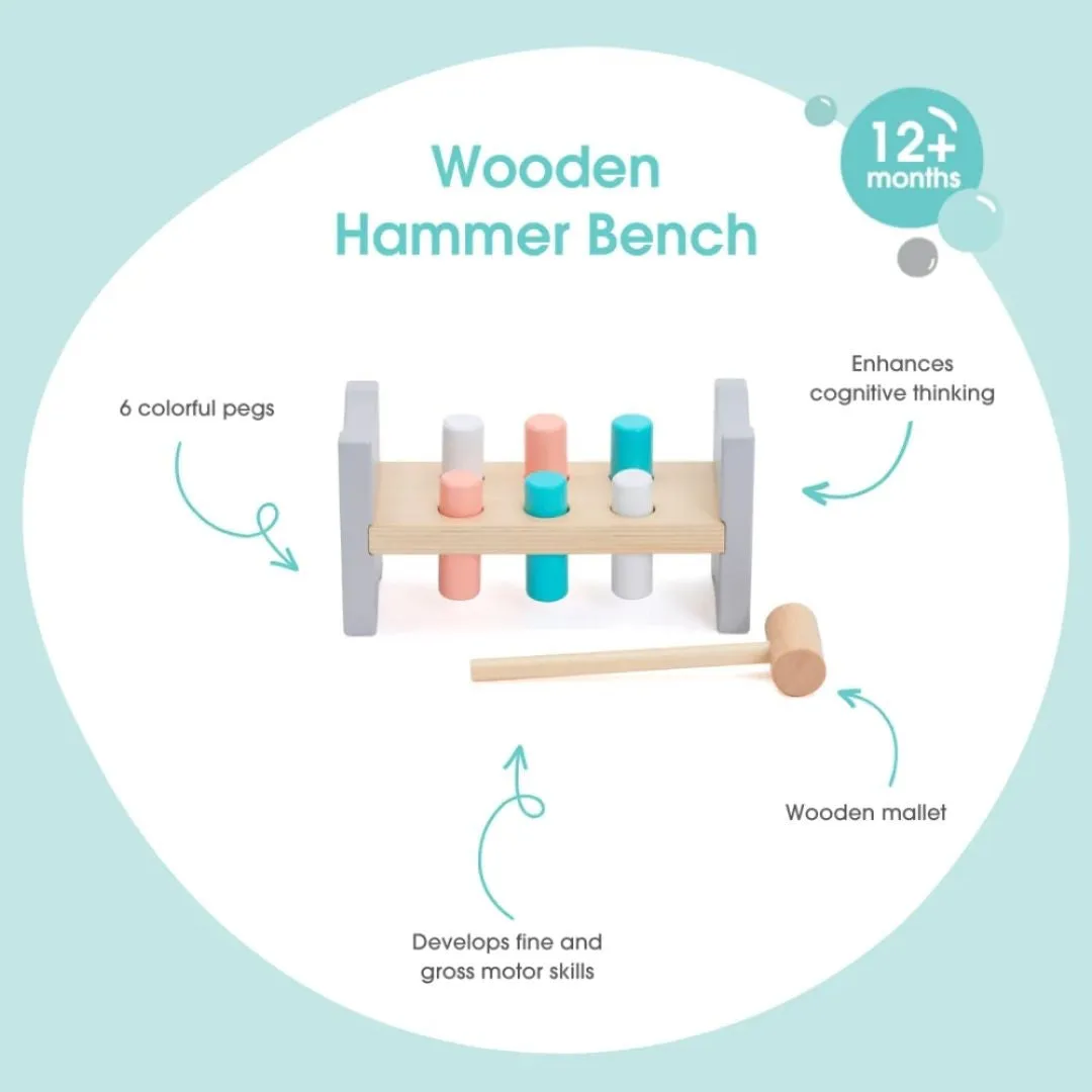 Bubble Wooden Hammer Bench (12m )