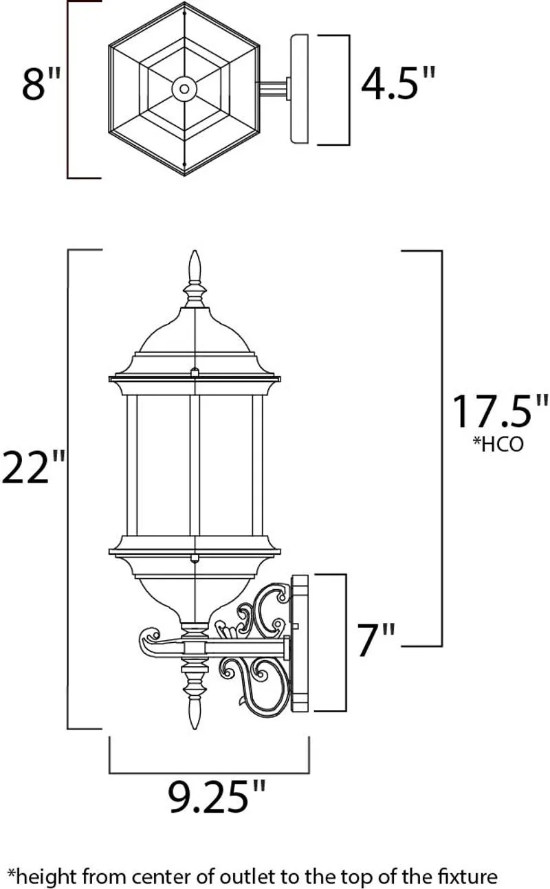 Builder Cast Up Outdoor Wall Mount