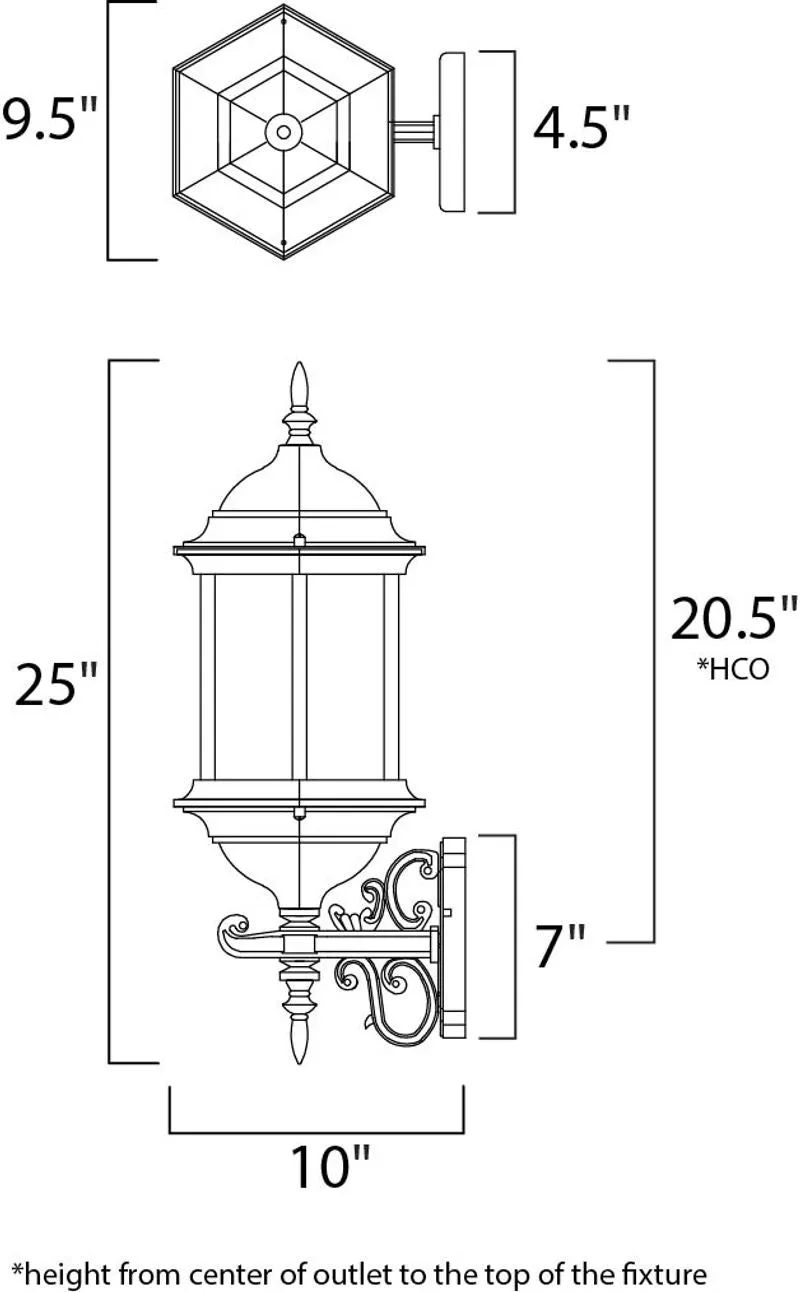 Builder Cast Up Outdoor Wall Mount