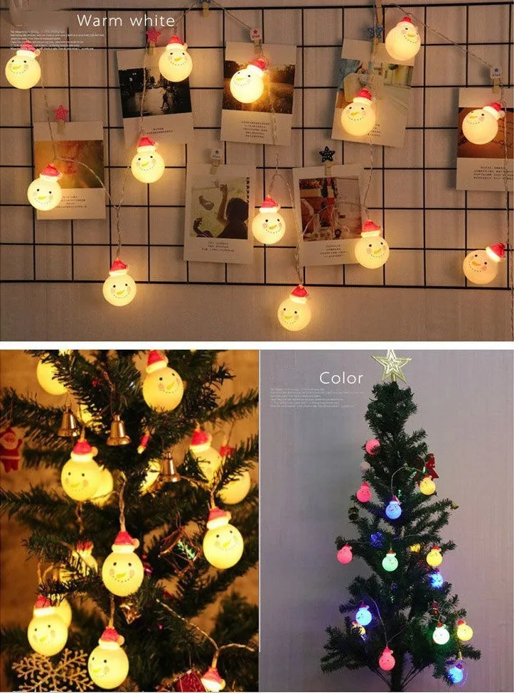 Bulk Led Christmas Lights Santa Snowman Shape Wholesale