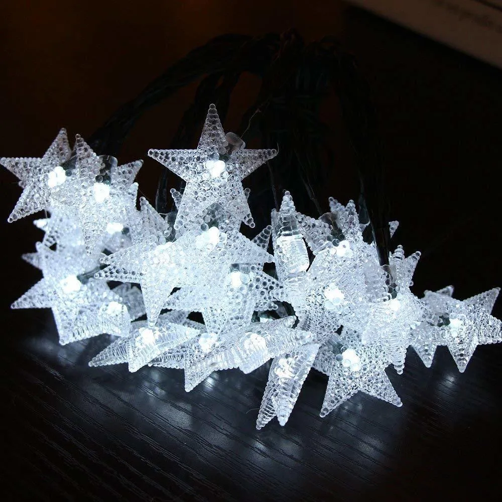 Bulk Star String Lights LED Colorful Solar Energy Lights Strings Wholesale