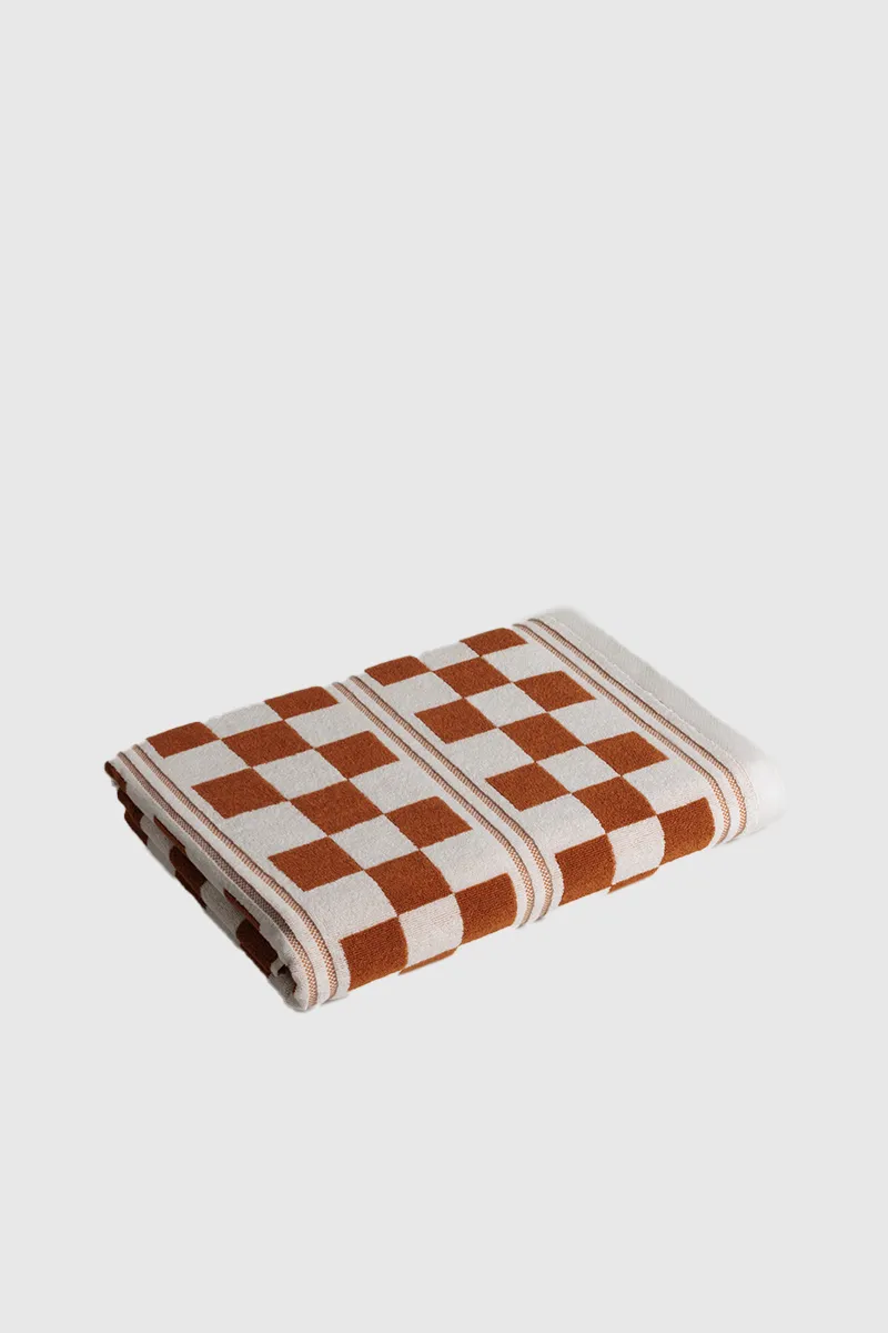 Busby Pool Towel - Fuyu / Chalk