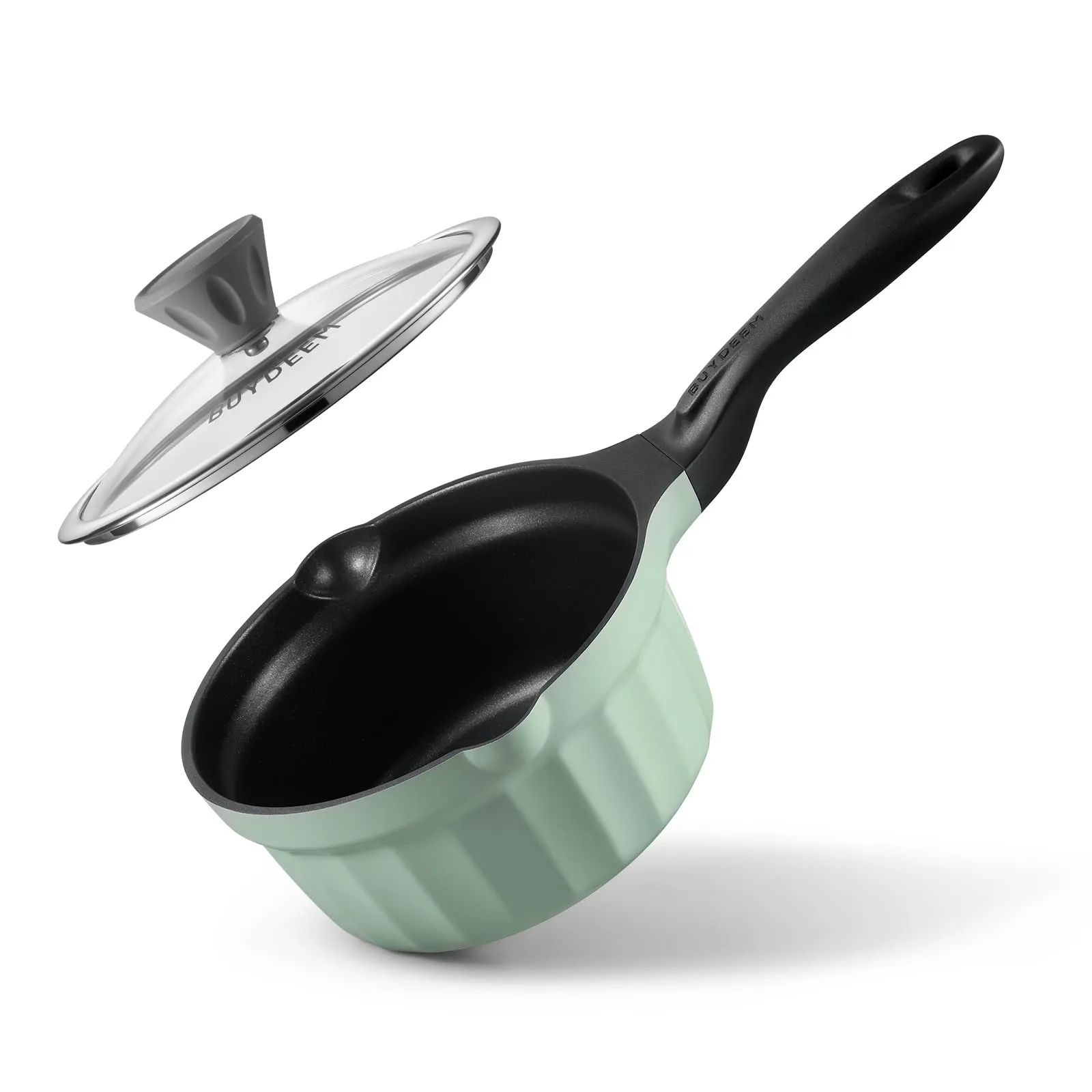 Cast Aluminum Nonstick Saucepan, 1.9QT