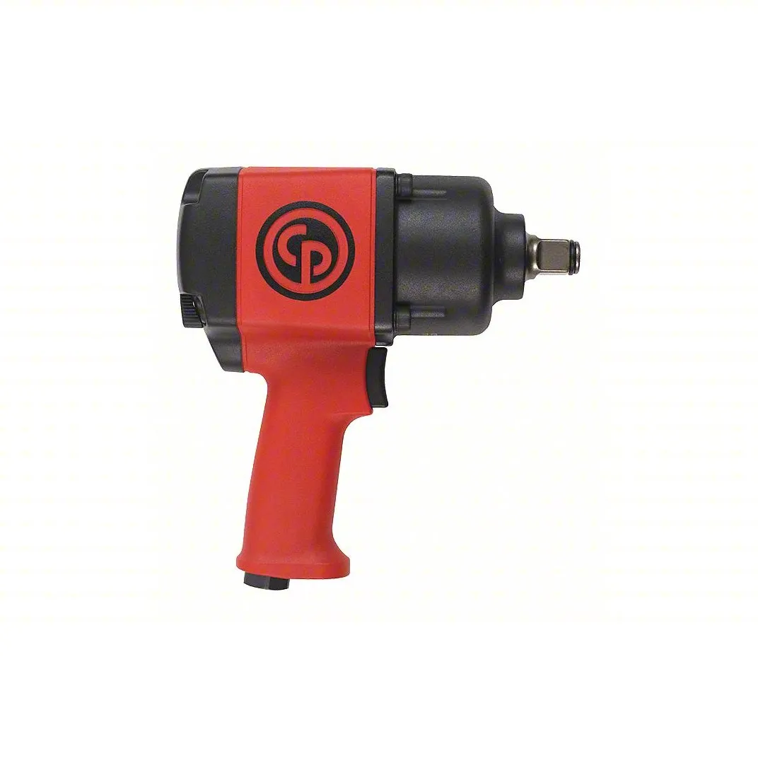 Chicago Pneumatic 7763 Compact Pneumatic Impact Wrench 3/4" Square Drive with Ring Retainer