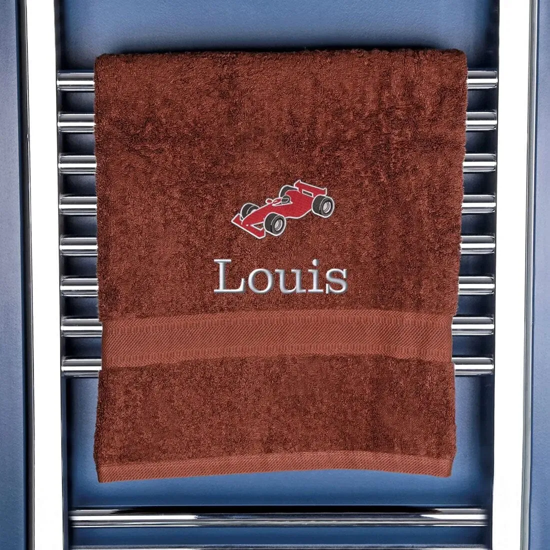 Children's Race Car Bath Towel