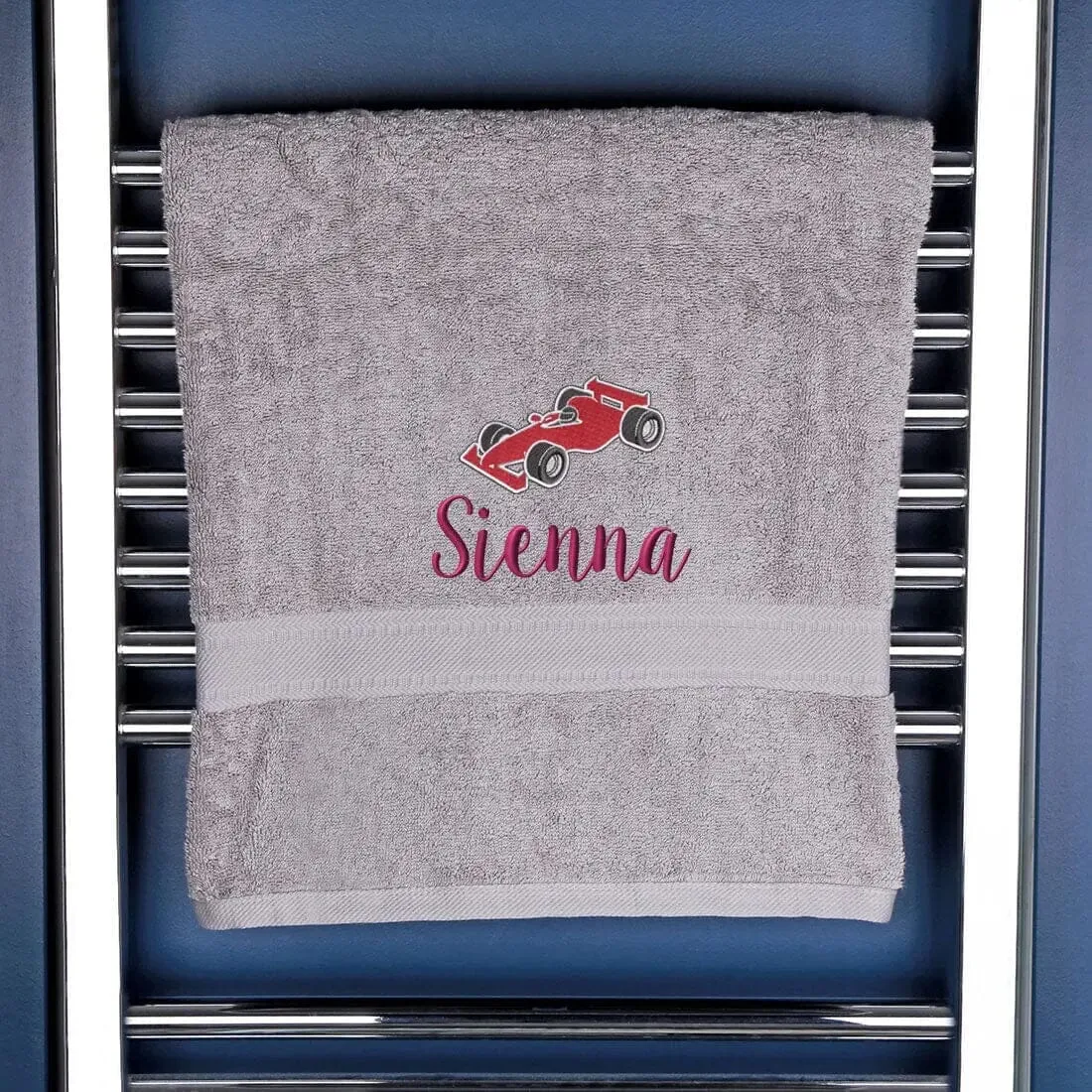 Children's Race Car Bath Towel