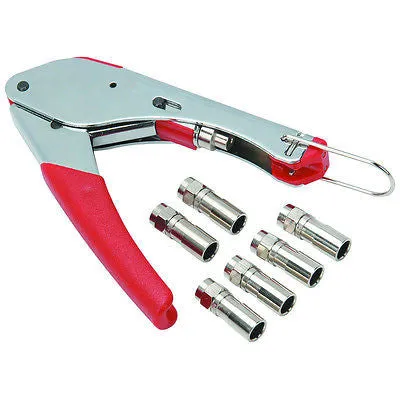 Coaxial R59 RG6 Crimper Tool