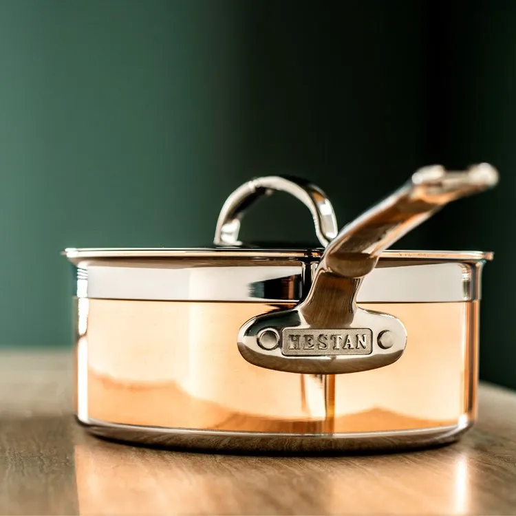 CopperBond 1.5-Quart Induction Copper Saucepan Pan