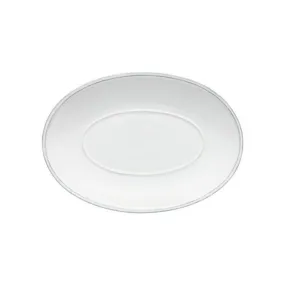 Costa Nova Friso White Oval Platter - 30cm