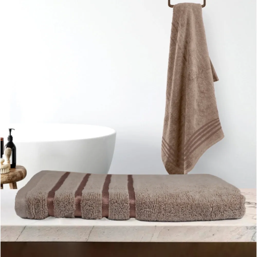 Cotton Home 100% Cotton Aqua Breeze Bath Towel Copper