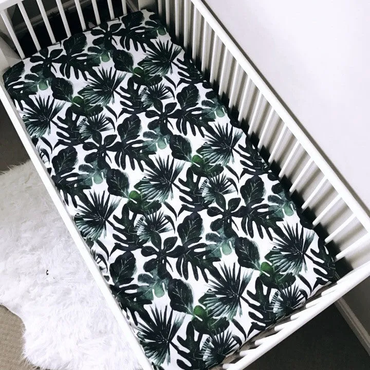 CRIB SHEET / CHANGE PAD COVER - TROPICAL