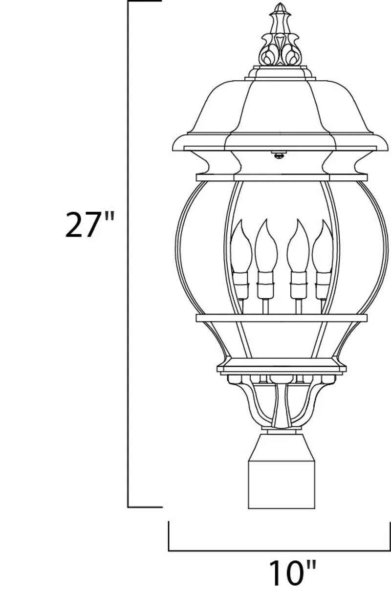 Crown Hill Outdoor Pole/Post Mount