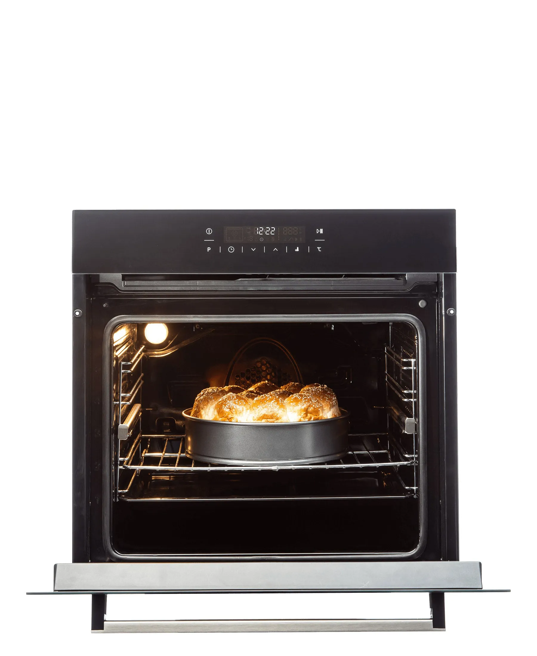 Defy DBO490 Slimline Oven Thermofan - Black